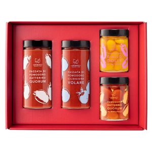 Gift Box Capobianco Farm con passate di pomodoro e pomodori bio