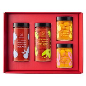 Gift Box Capobianco Farm con passate di pomodoro e pomodori bio